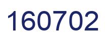 Number 160702 blue image