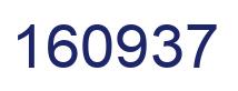 Number 160937 blue image