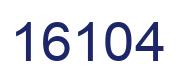Número 16104 imagen azul