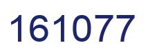 Number 161077 blue image