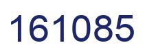 Number 161085 blue image