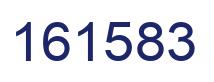 Number 161583 blue image