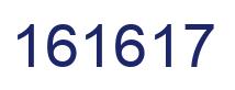 Number 161617 blue image
