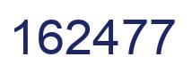 Number 162477 blue image