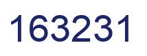 Number 163231 blue image