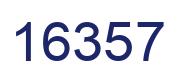 Number 16357 blue image