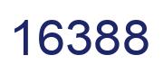 Number 16388 blue image