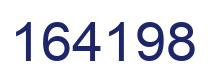 Number 164198 blue image