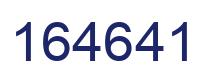 Número 164641 imagen azul