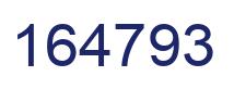 Número 164793 imagen azul