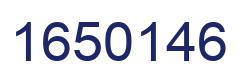 Number 1650146 blue image