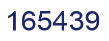Número 165439 imagen azul