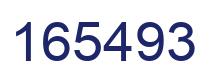 Número 165493 imagen azul