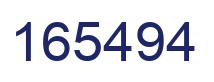 Número 165494 imagen azul