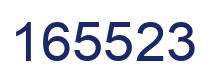 Número 165523 imagen azul