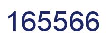 Number 165566 blue image