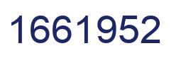 Número 1661952 imagen azul