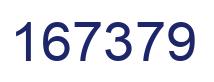 Number 167379 blue image