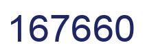 Number 167660 blue image