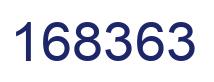 Number 168363 blue image