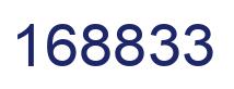 Number 168833 blue image