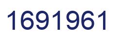 Número 1691961 imagen azul