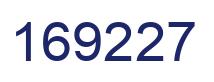 Number 169227 blue image