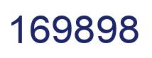 Number 169898 blue image
