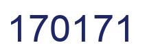 Number 170171 blue image