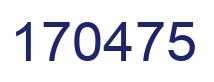 Número 170475 imagen azul
