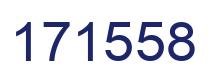 Number 171558 blue image