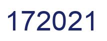 Número 172021 imagen azul