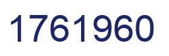 Number 1761960 blue image
