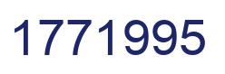 Número 1771995 imagen azul