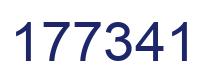 Número 177341 imagen azul