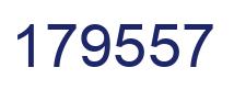 Number 179557 blue image