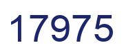 Número 17975 imagen azul