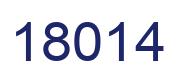 Número 18014 imagen azul
