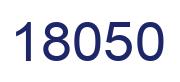 Number 18050 blue image