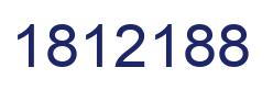Number 1812188 blue image