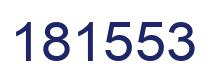 Number 181553 blue image