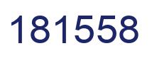 Number 181558 blue image