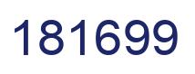 Number 181699 blue image