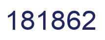 Number 181862 blue image