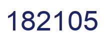 Número 182105 imagen azul
