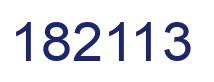 Number 182113 blue image