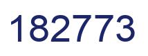 Number 182773 blue image