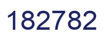 Number 182782 blue image