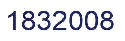 Number 1832008 blue image