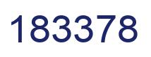 Number 183378 blue image